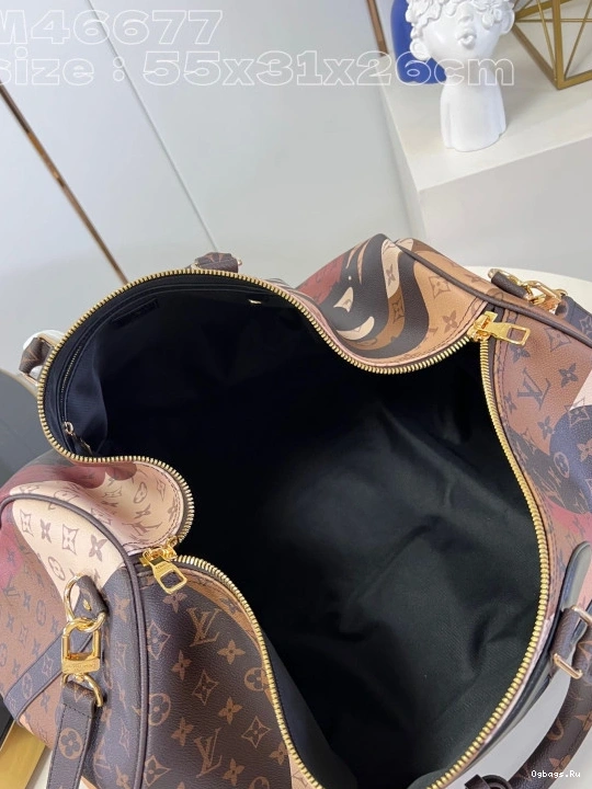 KEEPALL 55 LOUIS VUITTON BANDOULIERE 0122